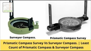 Surveyor’s amp Prismatic Compass  Compass Surveying and Plane Table Surveying  Surveying  Lecture 6 [upl. by Anen]