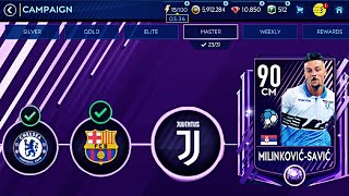 How to beat Juventus in Master Campaign Toughest Gameplay  03  No extra time  fifa Mobile 19 [upl. by Ilowell]