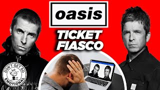 OASIS  THE TICKETMASTER ROW  DYNAMIC PRICING OR GREED oasis [upl. by Payne]