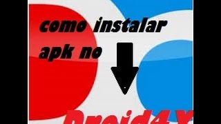 Como Instalar Qualquer apk no Droid4X [upl. by Arvell]