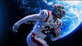 Navy Football 2022 ArmyNavy Game Uniform [upl. by Nylirret]