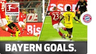 Dortmund vs Bayern  Vidal Breaks the Deadlock Hummels Assists [upl. by Lal]