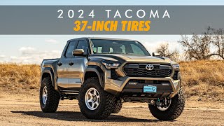 37inch Tires on Our NEW 2024 Tacoma with King Shocks [upl. by Lynnworth]