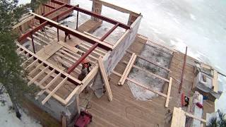 Building a boathouse in Muskoka [upl. by Solberg]