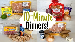 10 MINUTE RECIPES  5 Tasty amp QUICK Dinner Ideas  Best Home Cooked Meals Made EASY  Julia Pacheco [upl. by Noskcaj688]