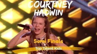 🌟 COURTNEY HADWIN 🌟 quotI FEEL GOODquot SEMI FINAL THE VOICE KIDS UK 2017 [upl. by Costanzia]