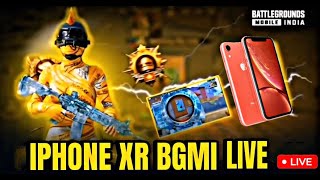 GRIND STARTS AGAIN  IPHONE XR 🥵 I BGMI 34 UPDATE  bgmilive inglox iphonexr2024 ios [upl. by Shivers]