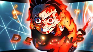 「Demons🔥」Tanjiro vs Hantengu 💥  Demon Slayer s3 ep5「AMVEDIT」 [upl. by Harias226]