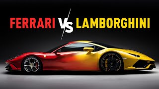 Ferrari VS Lamborghini The Battle for Supercar Supremacy [upl. by Marijo359]