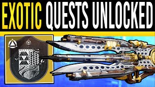 Destiny 2 ALL FINAL SHAPE EXOTIC QUESTS  Everything You Need to Get Them NOW Post Campaign [upl. by Lehcor502]