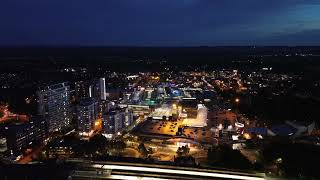 Basingstoke  relaxing flight at night [upl. by Aisset143]