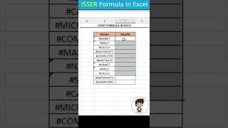 ISERR Formula in Excelexcelexceltipscomputershorts [upl. by Hsekar205]