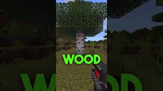 POV destroying birch wood on Minecraft minecraft minecraftshorts minecraftanimation [upl. by Marcella]