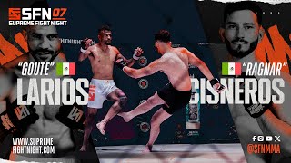 “Ragnar” Cisneros vs “Goute” Larios una batalla cerrada de Jiu Jitsu SFN07 [upl. by Sillaw]