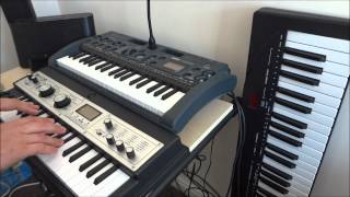 Sylvester Levays Airwolf theme Supercopter remade and performed by Jason Tate on a synth [upl. by Taggart]