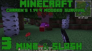 Minecraft 1144 Modded Survival  Mine amp Slash  Part 3 [upl. by Dachi113]