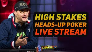 25000 PGT HeadsUp Showdown Round 32 with Phil Hellmuth [upl. by Zebulon774]