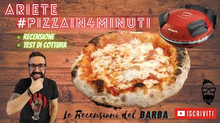 FORNO ARIETE 909 PIZZA IN 4 MINUTI  Recensione test cottura dal vivo reale [upl. by Khorma]