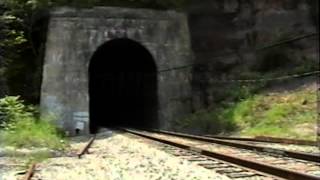 Big Bend Tunnel coal trainsmoke July 2000  Talcott WV [upl. by Denna]