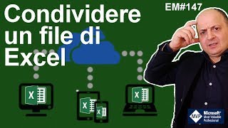 EM147 Come Condividere e modificare la stessa cartella di lavoro di Excel con più persone [upl. by Leland474]