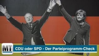 CDU und SPD  Der WahlprogrammCheck [upl. by Brear]