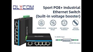 5Port Gigabit Solar Power PoE Switch [upl. by Preciosa]