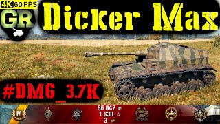 World of Tanks Dicker Max Replay  6 Kills 37K DMGPatch 141 [upl. by Ettenoj]