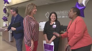 Bustos tours new Rockford healthcare clinic [upl. by Ivanah675]