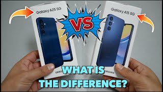 Samsung galaxy A25 Vs Samsung galaxy A15 Full Comparsion [upl. by Ricky57]