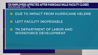 Parkdale Mills to close Mountain City facility affecting 120 jobs [upl. by Soule317]