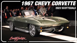 SOLD Jeff Hayes 1967 Chevrolet Corvette Custom Convertible  BARRETTJACKSON SCOTTSDALE AUCTION [upl. by Fraze]