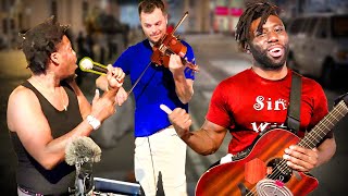 Street Rapper SHOCKED when Violinist Interrupts [upl. by Aneeh89]