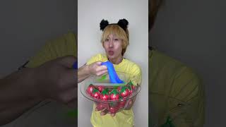 sushininja funny video241029magicslimefunnystrawberry [upl. by Tellford]