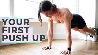 How To Get Your First Push Up  Beginner Calisthenics and Motivation  Lucy Lismore Fitness [upl. by Nyrat]