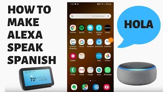 How To Change Alexa To Spanish [upl. by Ylrad]