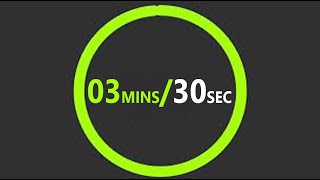 3 minutes Interval Timer  30 seconds rest Timer [upl. by Decca]