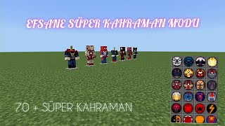 Minecraft Harika Süper Kahraman Modu linkli mobil mediafire [upl. by Ahseer]