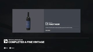 Hitman WOA A Fine vintage Challenge Guide Unlock Pinot Noir Walkthrough Mendoza NO Silent Assassin [upl. by Bourque]