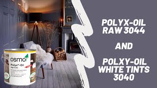 PolyxOil Raw 3044 vs Tints 3040 White – Osmo Wood Finishes [upl. by Leonteen622]