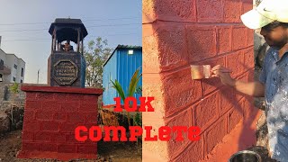 red laterite stone polishing [upl. by Kyriako966]