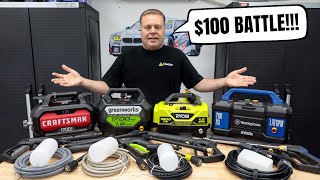 100 Budget Pressure Washers for Car Washing  Ryobi  Greenworks  Craftsman  Westinghouse [upl. by Erinn]