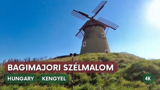 Kengyel  Bagimajori Szélmalom  Bagimajor Windmill  Hungary [upl. by Dodwell]