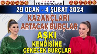 29 Ocak 4 Şubat Nuray Sayarı burç yorumu Kazancını artıracak burçlar Aşkı kendisine çekecek burçlar [upl. by Zertnom]