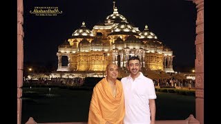 His Highness Sheikh Abdullah bin Zayed Al Nahyan Visits Swaminarayan Akshardham Delhi India [upl. by Verda]