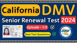 Pass Your California DMV Senior Renewal Test 2024 with EASE [upl. by Ellehcir331]