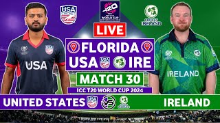 United States vs Ireland Live Match  USA vs IRE Live Match Today  ICC T20 World Cup Live Match [upl. by Odey]