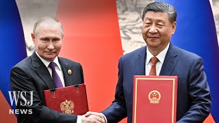 Putin Meets Xi in Beijing as Russian Forces Advance in Ukraine  WSJ News [upl. by Enivid]