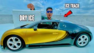 RC Hummer Vs RC Bugatti Car Dry Ice Track  Chatpat toy TV [upl. by Odraboel]