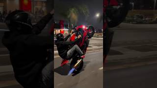 bmws1000rr bike ❣️ with crazy raider 😅 crazy stunt 🤯 topspeed short 💫 [upl. by Arda]