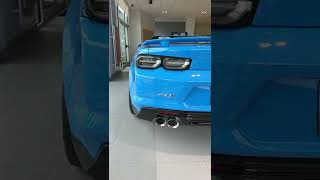 2023 Camaro ZL1 Convertible  Rapid Blue shorts [upl. by Brainard]